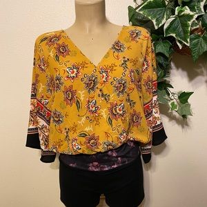 Crescent & Willough Floral Surplice Large